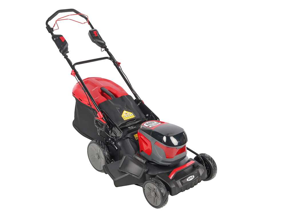ama freemow 98700 tondeuse à gazon autotractée à batterie 40 v 5 ah Ama Freemow 98700 - Tondeuse à gazon autotractée à batterie - 40 V 5 Ah