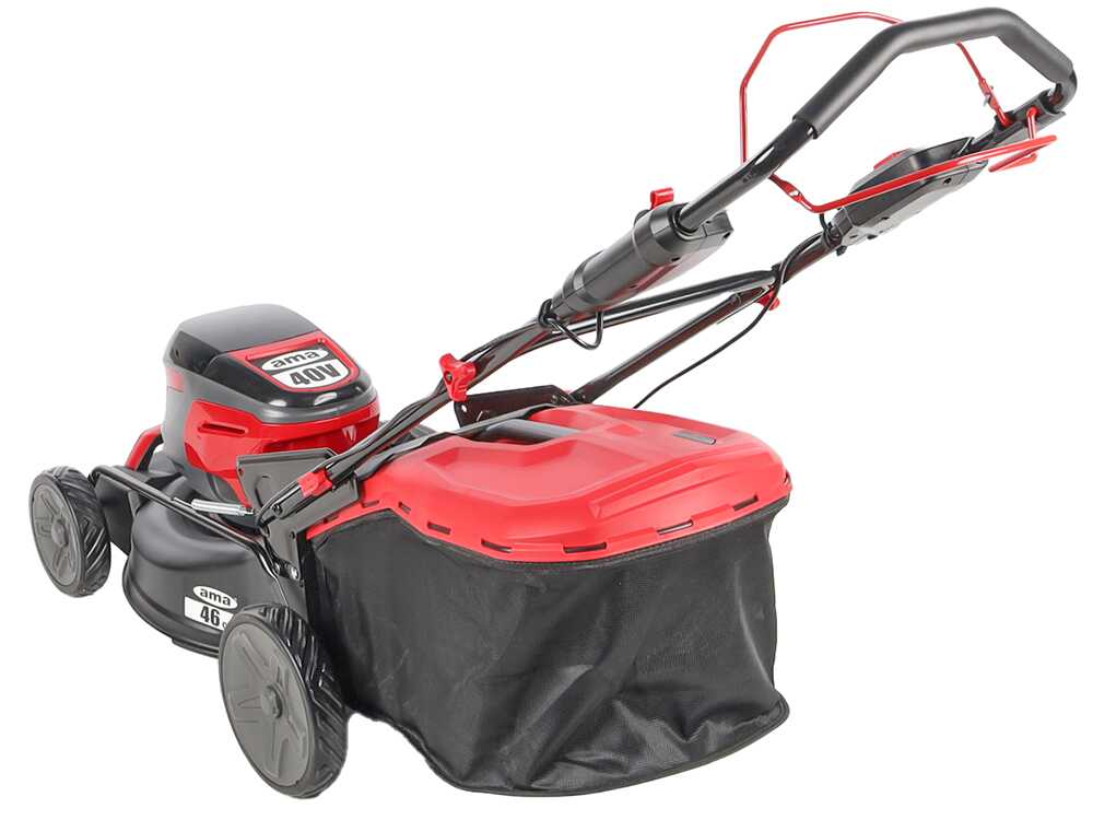 ama freemow 98700 tondeuse à gazon autotractée à batterie 40 v 5 ah Ama Freemow 98700 - Tondeuse à gazon autotractée à batterie - 40 V 5 Ah