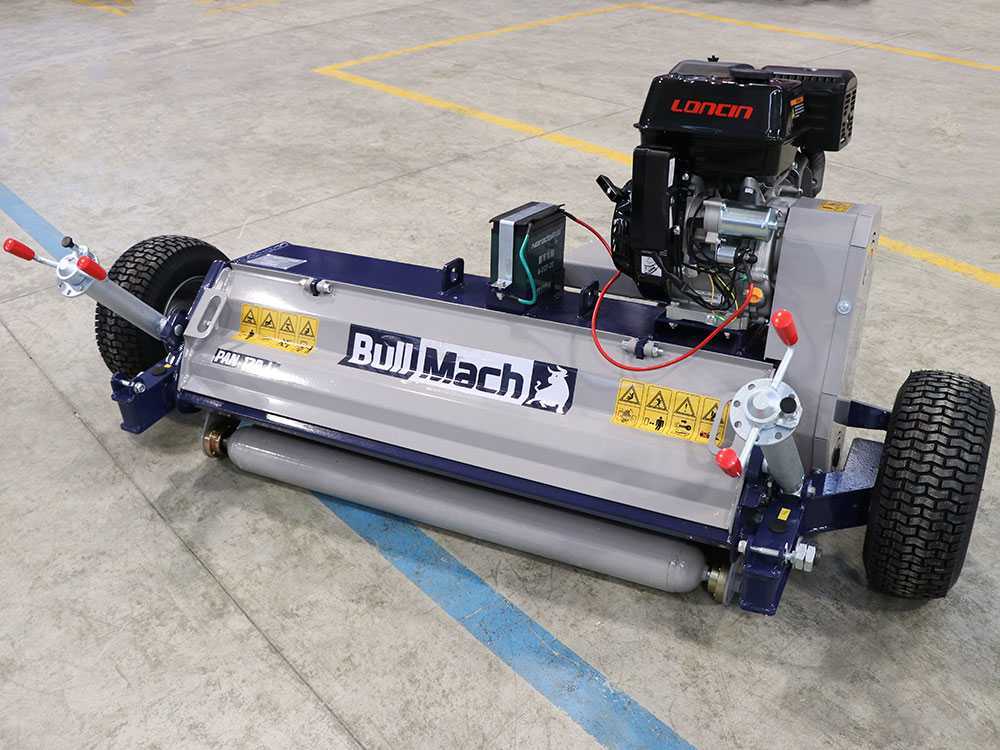 bullmach pan 120 l tondeuse débroussailleuse pour quad loncin g420fd BullMach PAN 120 L - Tondeuse débroussailleuse pour quad - Loncin G420FD