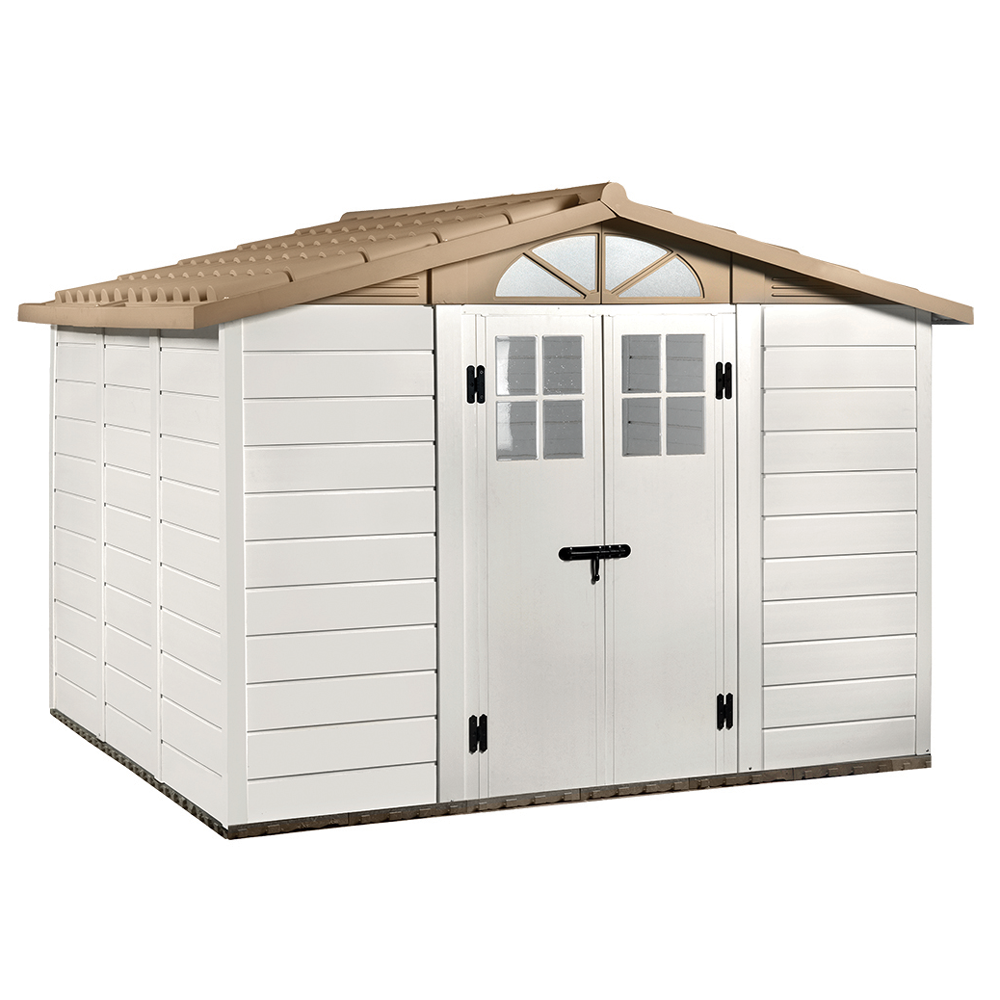 garofalo tuscany evo 280 abri de jardin avec fenêtres et porte à double battant 282,5 x 242,5 x 225 cm Garofalo Tuscany Evo 280 - Abri de jardin - Avec fenêtres et porte à double battant - 282,5 x 242,5 x 225 cm