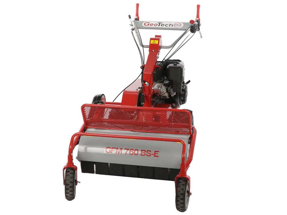 geotech pro gfm 760 bs e tondeuse débroussailleuse à couteaux b&s xr2100 GeoTech-Pro GFM 760 BS-E - Tondeuse débroussailleuse à couteaux - B&S XR2100