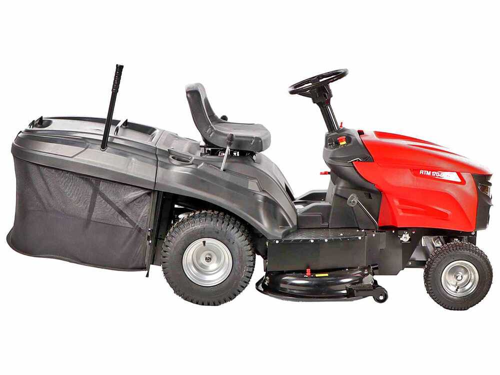 geotech rtm 170 960 c tracteur tondeuse boîte mécanique bac de ramassage GeoTech RTM 170-960 C - Tracteur tondeuse - Boîte mécanique - Bac de ramassage