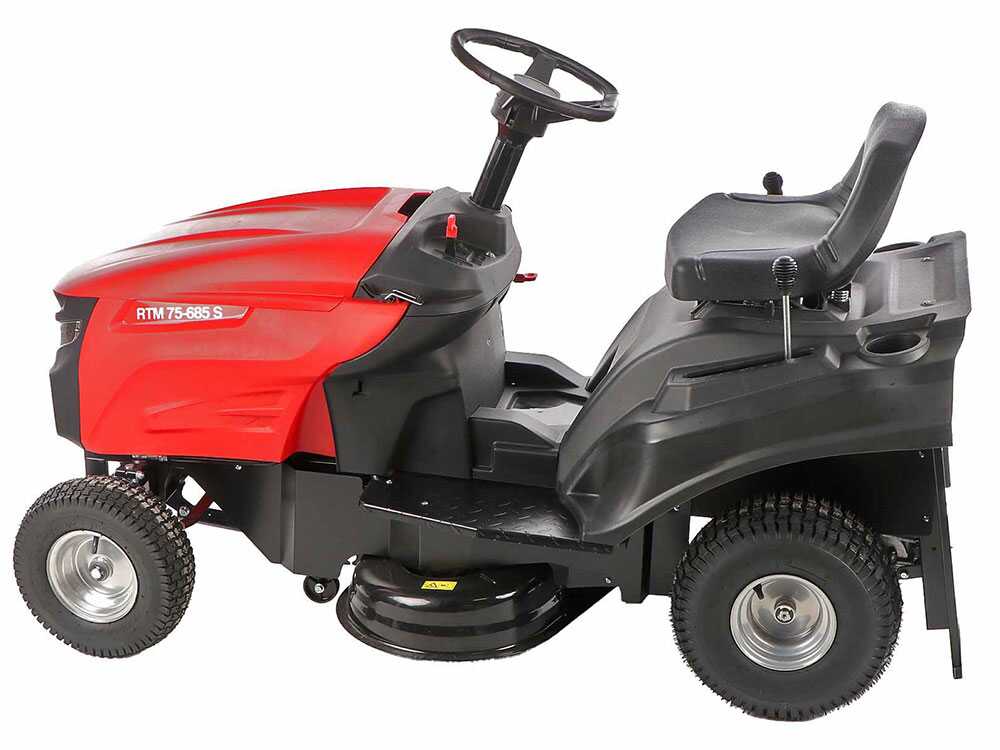 geotech rtm 75 685 s tracteur tondeuse boîte mécanique Éjection latérale GeoTech RTM 75-685 S - Tracteur tondeuse - Boîte mécanique - Éjection latérale