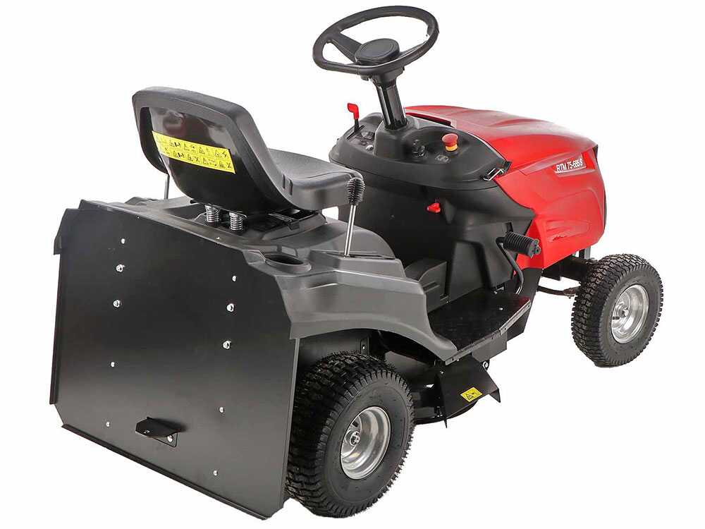 geotech rtm 75 685 s tracteur tondeuse boîte mécanique Éjection latérale GeoTech RTM 75-685 S - Tracteur tondeuse - Boîte mécanique - Éjection latérale
