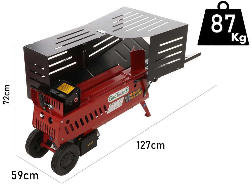geotech sphed 7.5 fendeuse à bois électrique horizontale 230v GeoTech SPHED 7.5 - Fendeuse à bois électrique - Horizontale - 230V
