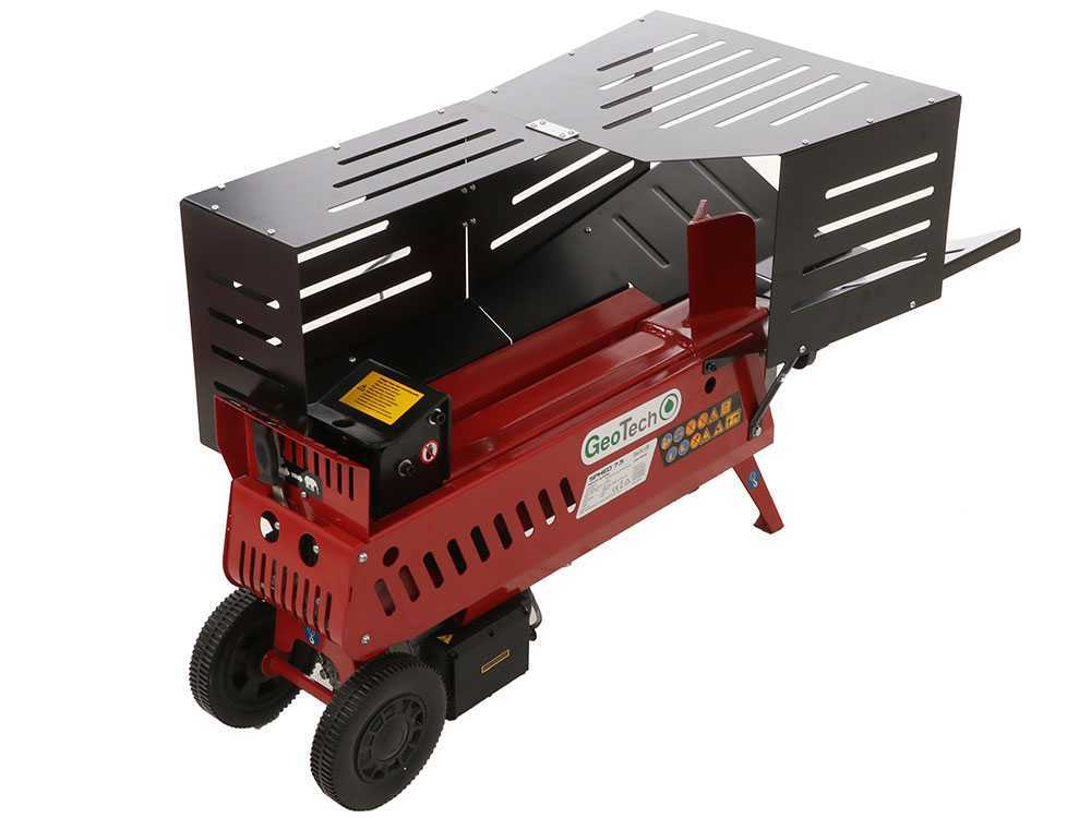 geotech sphed 7.5 fendeuse à bois électrique horizontale 230v GeoTech SPHED 7.5 - Fendeuse à bois électrique - Horizontale - 230V