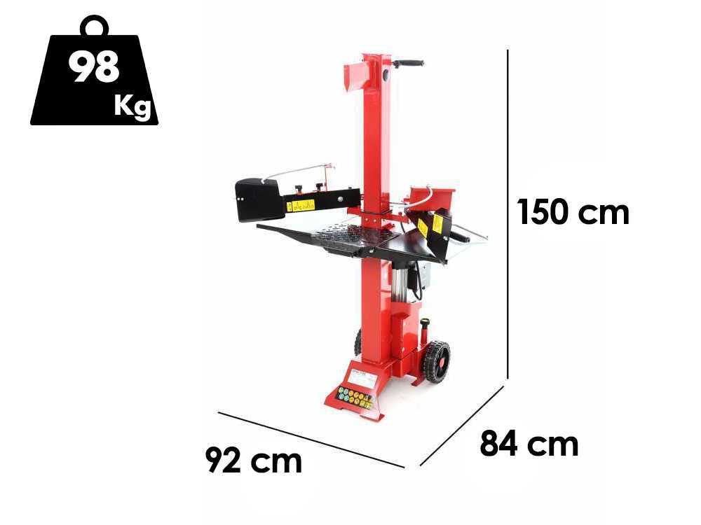 geotech spve 7 55 fendeuse électrique verticale 230v GeoTech SPVE 7-55 - Fendeuse électrique - Verticale - 230V