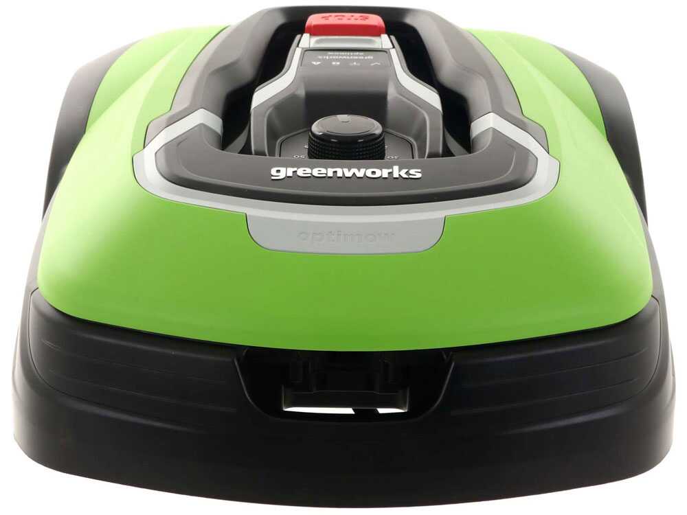greenworks optimow 10 grl110 robot tondeuse avec câble périphérique Greenworks OPTIMOW 10 GRL110 - Robot tondeuse - Avec câble périphérique