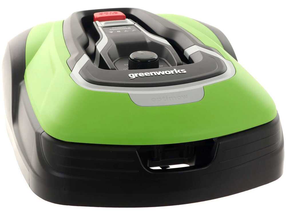 greenworks optimow 10 grl110 robot tondeuse avec câble périphérique Greenworks OPTIMOW 10 GRL110 - Robot tondeuse - Avec câble périphérique