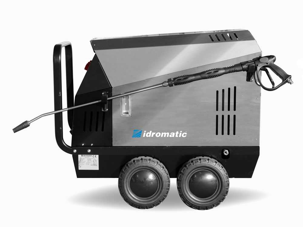 idromatic astra 200.15 nettoyeur haute pression eau chaude triphasé pompe en laiton Idromatic Astra 200.15 - Nettoyeur haute pression eau chaude triphasé - pompe en laiton