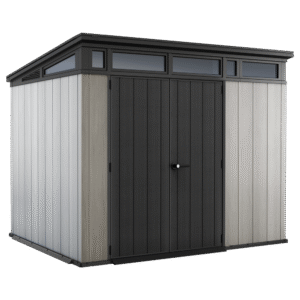 Keter Artisan gris - Abri de jardin - Avec porte double battant - 277x218x226 cm