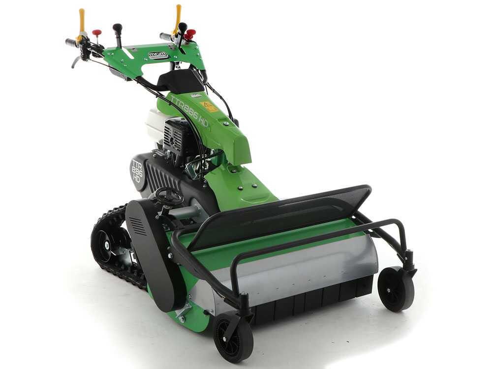 lampacrescia mgm ttr886hd tondeuse débroussailleuse à couteaux sur chenilles honda gx390 pentes fortes Lampacrescia MGM TTR886HD - Tondeuse débroussailleuse à couteaux - sur chenilles - Honda GX390 Pentes fortes