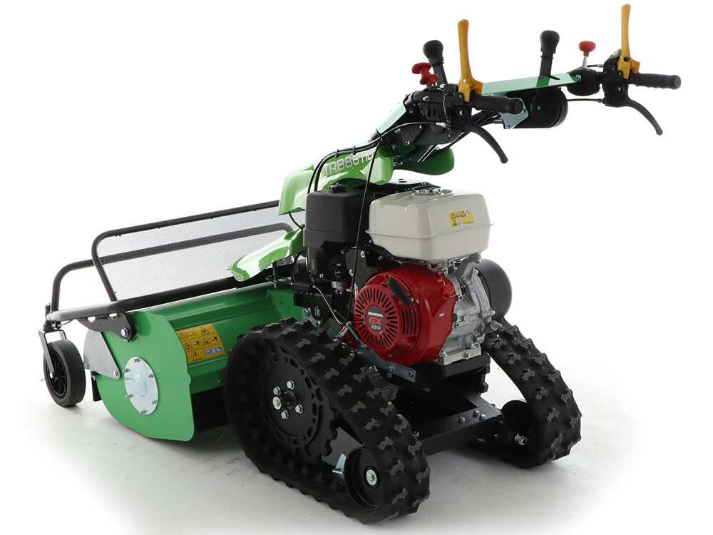 lampacrescia mgm ttr886hd tondeuse débroussailleuse à couteaux sur chenilles honda gx390 pentes fortes Lampacrescia MGM TTR886HD - Tondeuse débroussailleuse à couteaux - sur chenilles - Honda GX390 Pentes fortes
