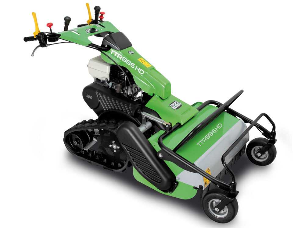 lampacrescia mgm ttr886hd tondeuse débroussailleuse à couteaux sur chenilles honda gx390 pentes fortes Lampacrescia MGM TTR886HD - Tondeuse débroussailleuse à couteaux - sur chenilles - Honda GX390 Pentes fortes