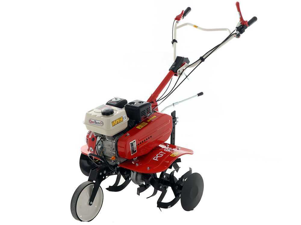 motobineuse geotech pgt680 fraise 85 cm transmission par courroie et chaîne moteur de 208 cc Motobineuse GeoTech PGT680 - fraise 85 cm - transmission par courroie et chaîne - moteur de 208 cc