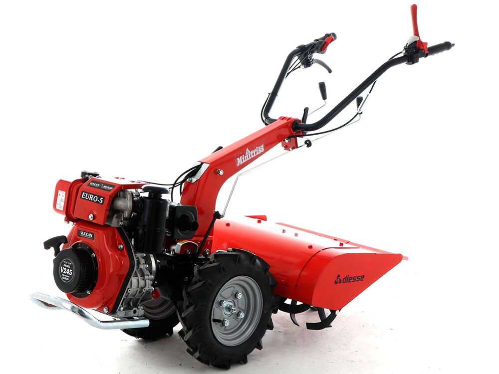 motoculteur diesel medium diesse minitriss moteur vulcan v245 fraise de 64 cm Motoculteur diesel medium Diesse Minitriss - Moteur Vulcan V245 - Fraise de 64 cm