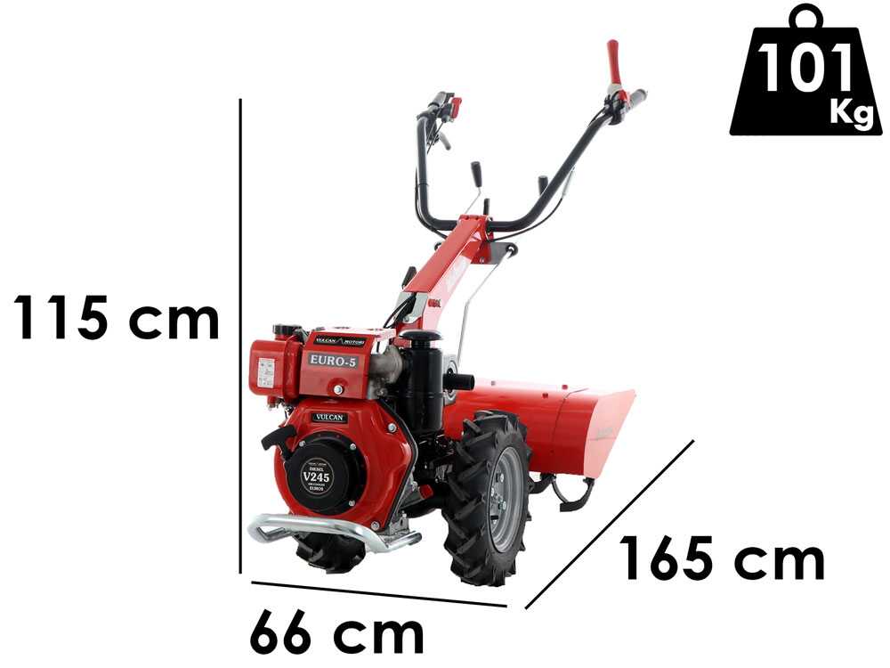 motoculteur diesel medium diesse minitriss moteur vulcan v245 fraise de 64 cm Motoculteur diesel medium Diesse Minitriss - Moteur Vulcan V245 - Fraise de 64 cm