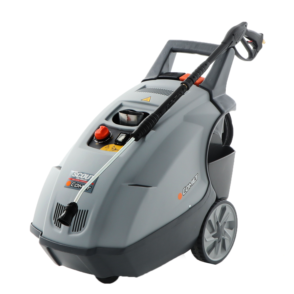 nettoyeur haute pression à eau chaude comet scout 135 classic électrique monophasé à eau chaude Nettoyeur haute pression à eau chaude Comet Scout 135 Classic électrique monophasé à eau chaude