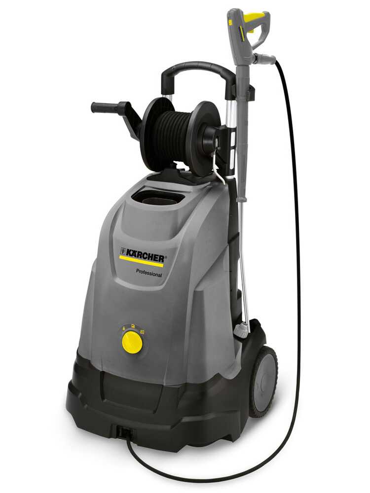 nettoyeur haute pression à eau chaude karcher pro hds 5/15 ux pompe en laiton enrouleur monophasé Nettoyeur haute pression à eau chaude Karcher Pro HDS 5/15 UX - pompe en laiton - enrouleur - monophasé