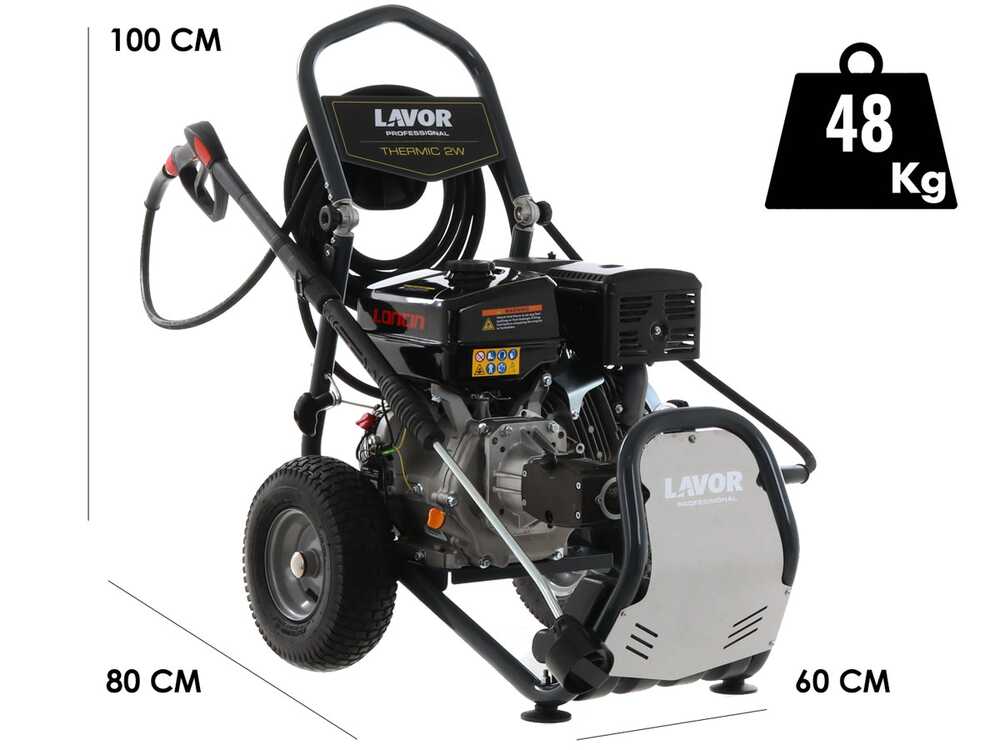 nettoyeur haute pression thermique lavor thermic 2w 13l moteur loncin g390f 13 hp 310 bars Nettoyeur haute pression thermique Lavor Thermic 2W 13L - Moteur Loncin G390F- 13 HP - 310 Bars