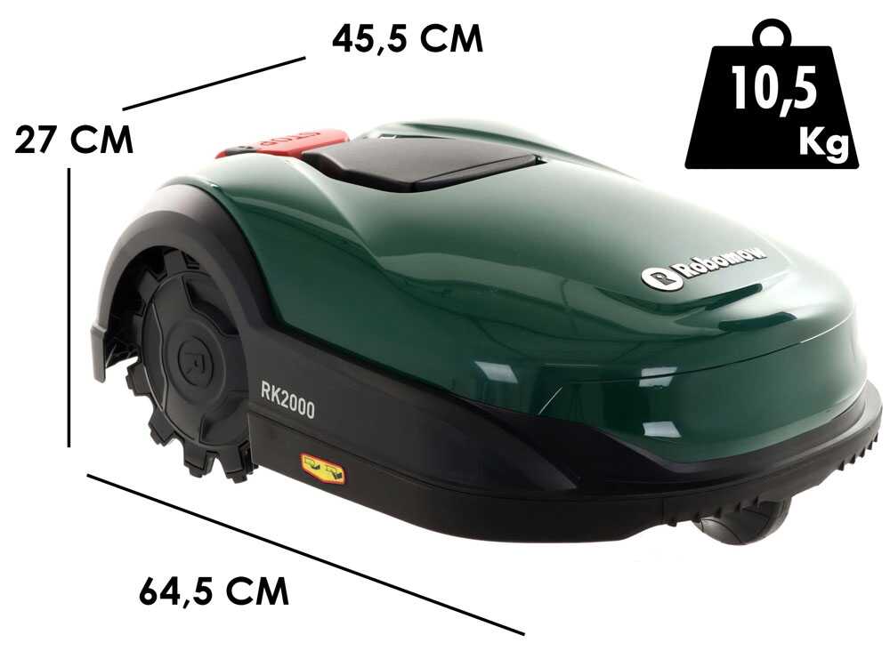 robomow rk 2000 robot tondeuse avec périmètre avec batterie au lithium Robomow RK 2000 - Robot tondeuse avec périmètre - Avec batterie au lithium
