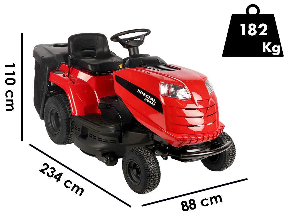 special 384 m tracteur tondeuse bac de ramassage boîte à vitesse mécanique Special 384 M - Tracteur tondeuse - Bac de ramassage - Boîte à vitesse mécanique