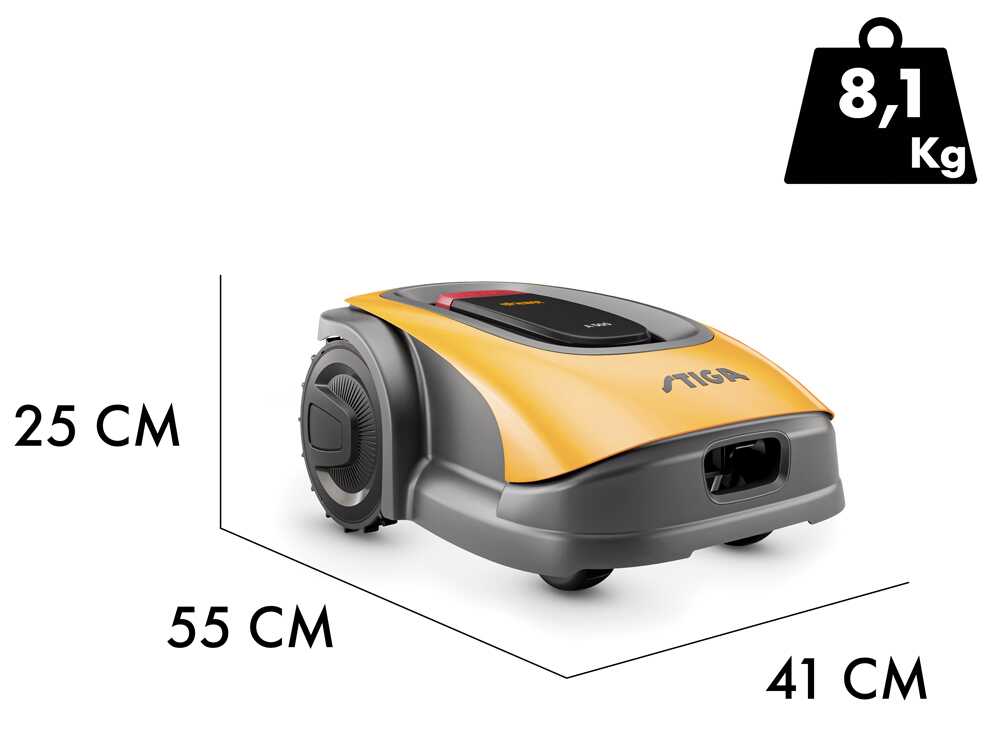 stiga a 500 robot tondeuse avec batterie e power de 2 ah Stiga A 500 - Robot tondeuse - avec batterie E-Power de 2 Ah