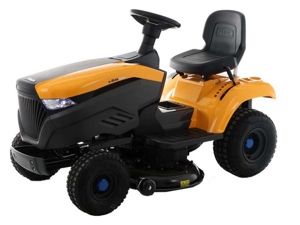 tondeuse autoportée à batterie stiga e ride s300 moteur électrique à batterie 48v/30ah Tondeuse autoportée à batterie Stiga e-Ride S300 - Moteur électrique à batterie 48V/30Ah