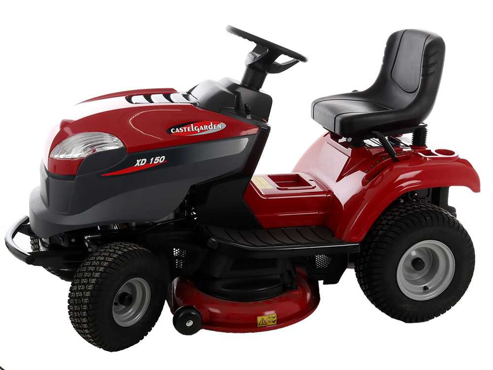 tondeuse autoportée castelgarden xd 150 avec éjection latérale et plateau de coupe de 98 cm Tondeuse autoportée Castelgarden XD 150 avec éjection latérale et plateau de coupe de 98 cm