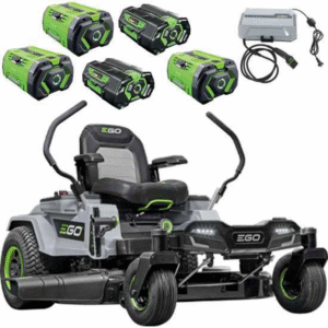 Tracteur tondeuse à batterie EGO ZT4201E-L Z6 - 56V - 40Ah - Zéro rayon de braquage