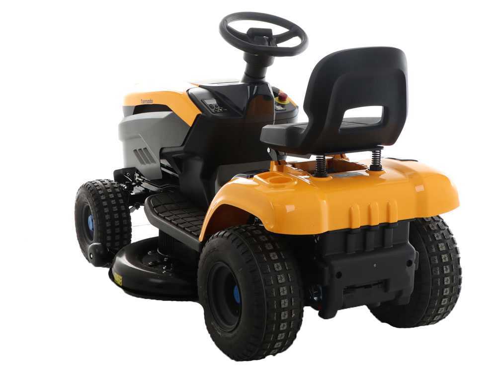 tracteur tondeuse à batterie stiga tornado 7108e moteur électrique à batterie 48v/64ah éjection latérale Tracteur tondeuse à batterie Stiga Tornado 7108e - Moteur électrique à batterie 48V/64Ah - éjection latérale