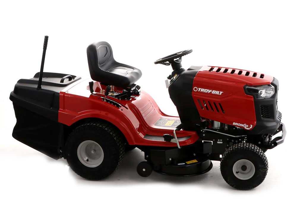 troy bilt bronco 92t r tracteur tondeuse boîte hydrostatique bac de ramassage Troy Bilt Bronco 92T-R - Tracteur tondeuse - boîte hydrostatique - bac de ramassage