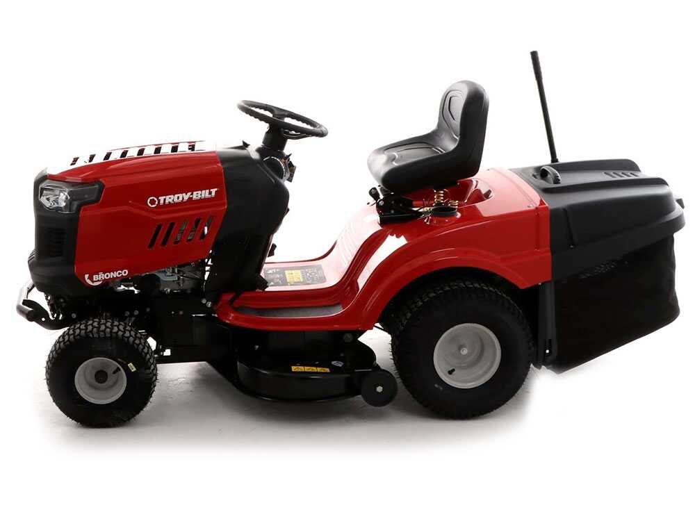 troy bilt bronco 92t r tracteur tondeuse boîte hydrostatique bac de ramassage Troy Bilt Bronco 92T-R - Tracteur tondeuse - boîte hydrostatique - bac de ramassage
