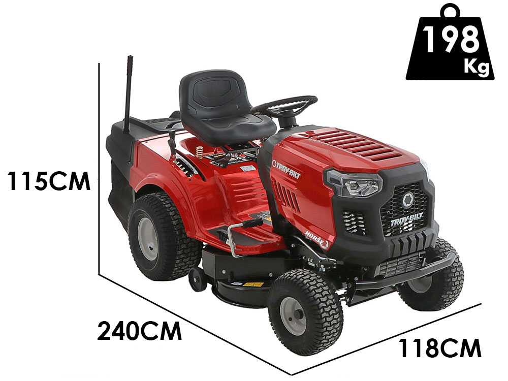 troy bilt horse 105t r tracteur tondeuse boîte hydrostatique bac de ramassage Troy Bilt Horse 105T-R - Tracteur tondeuse - boîte hydrostatique - bac de ramassage