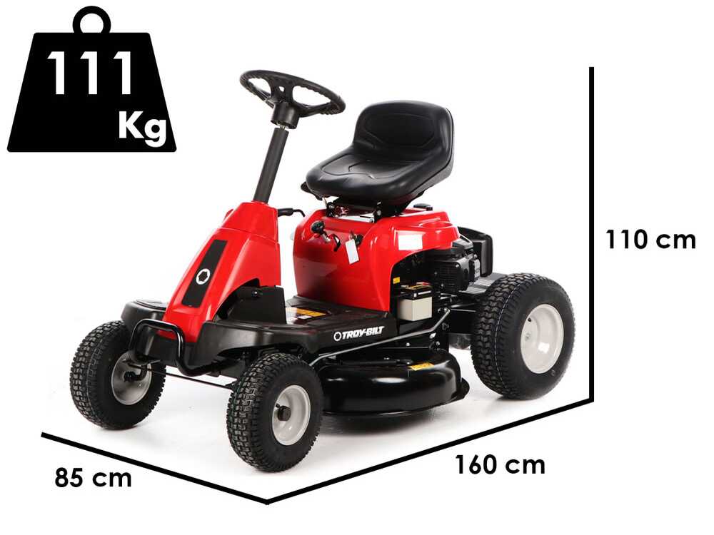 troy bilt tb 60t s select tondeuse autoportée avec éjection latérale moteur de 196 cc démarrage électrique Troy-Bilt TB 60T-S SELECT - Tondeuse autoportée - avec éjection latérale - Moteur de 196 cc - Démarrage électrique